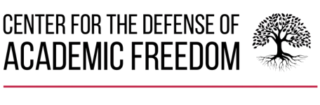 Center for the Defense of Academic Freedom Banner