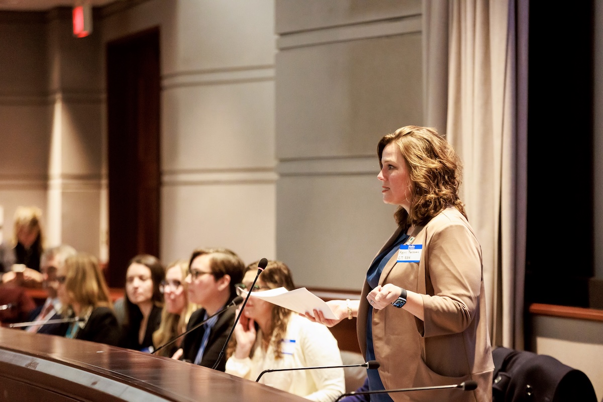 Kerri Raissian speaking
