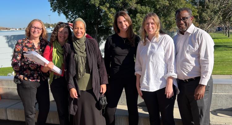 VOICE volunteers outside Santa Rita Jail