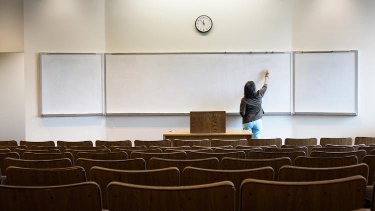 Empty classroom