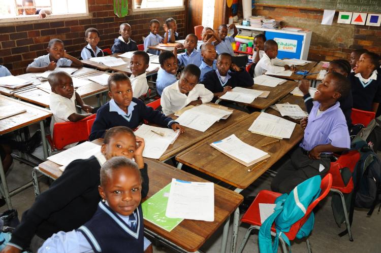 Children in school 