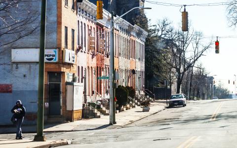 Baltimore MD neighborhood