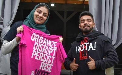 Boba and Ballot event in San Diego 