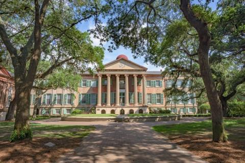 Building on the campus of College of Charleston in South Carolina