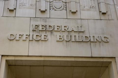 "Federal Office Building" in downtown Washington, D.C.
