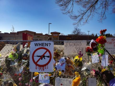 Gun violence vigil