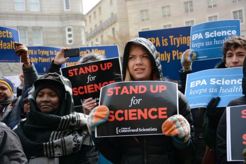 Stand up for science rally in Washington D.C.
