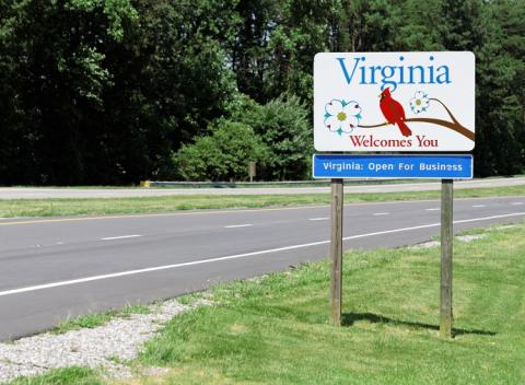 welcome to virginia sign