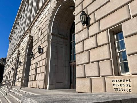 Internal Revenue Service Building in Washington D.C. 