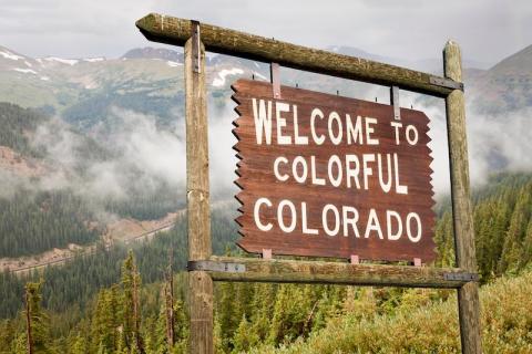 welcome to colorado sign