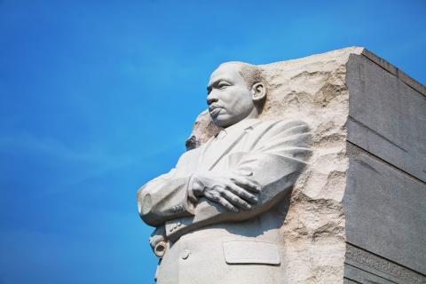 Martin Luther King, Jr. National Memorial white statue
