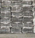 Newspaper stacks 