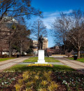 Statue of Dr. Martin Luther King, Jr., in the Kelly Ingram Park