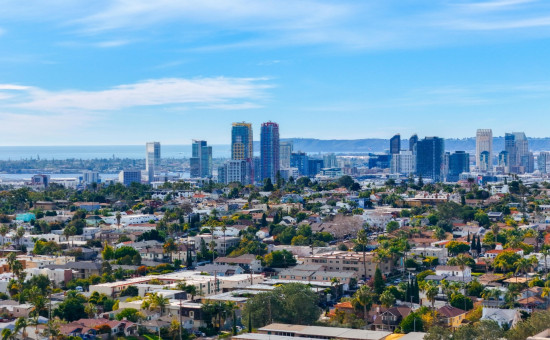 Birds Eye View of San Diego